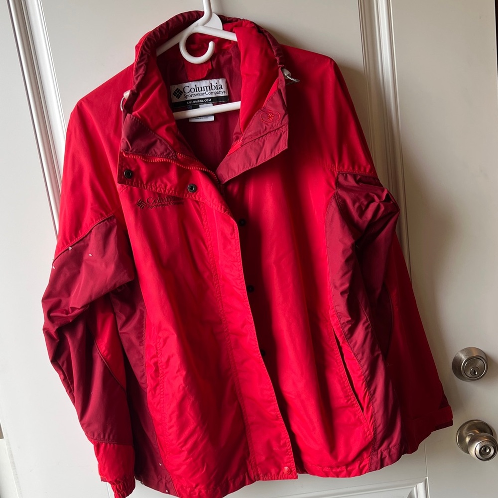Columbia Women's Bright Red Ski Shell Jacket